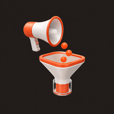 Biểu tượng 3D marketing